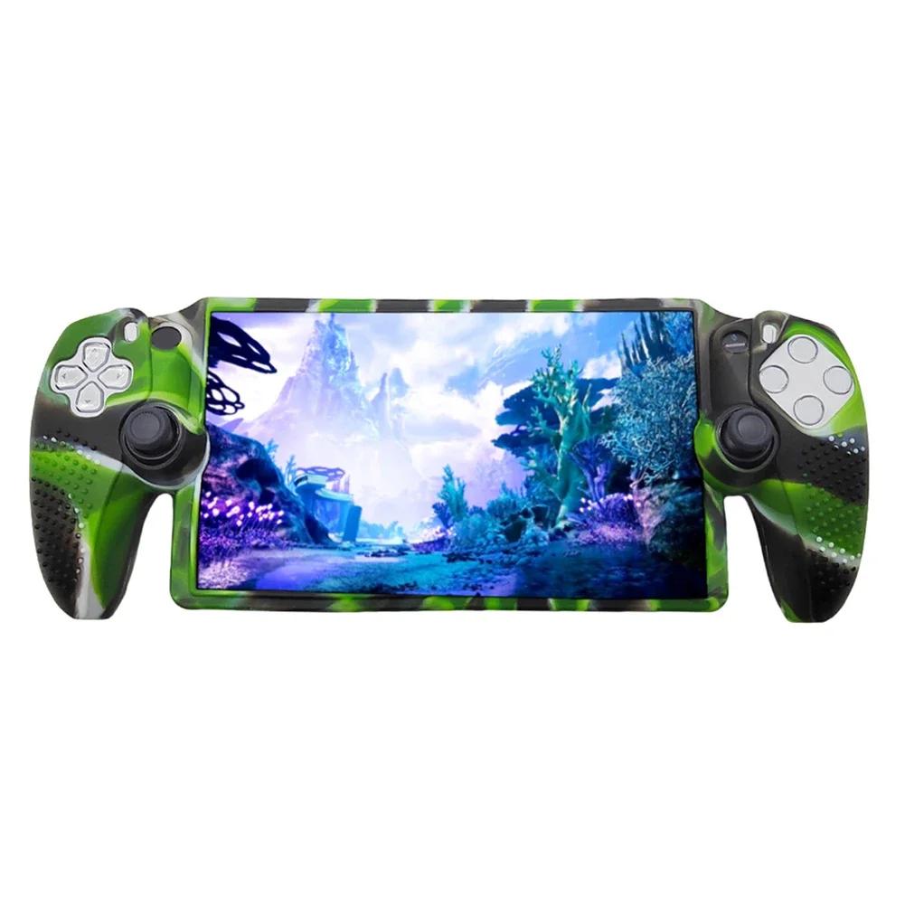 Housse de Protection en Silicone Housse de Protection Antichoc Anti-Rayures pour Console de Jeu Portable PS5 Portal