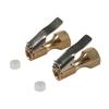 Car Tire Air Chuck Inflator Pump Valves Connector Clip-on Adapter Car Brass1/4 Tyre Wheel Valves For Inflatable Pump