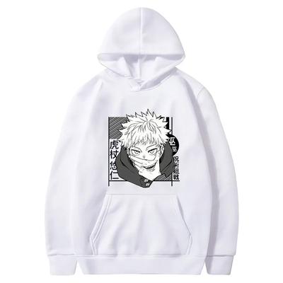 New Jujutsu Kaisen Anime Women Unisex Hoodies Cartoon Satoru Gojo Printed Women Pullovers Autumn Winter Casual Plus Size Sweatshirts