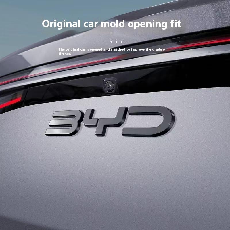Do BYD Sealion 7 Czarny Przedni Znak Modyfikacja Czarny Wojownik Odznaka Samochodowa Nakładki Style Logo