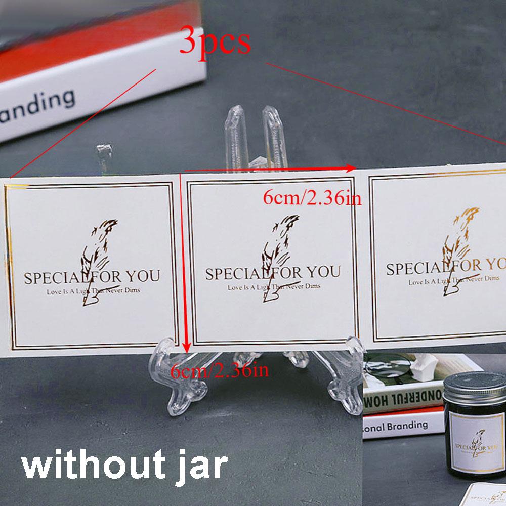 

Золотисто-белая прозрачная этикетка для свечей DIY предупреждающие наклейки роскошные свечи частная марка наклейки для свечей этикетка аксессуары для свечей E