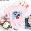 New Rainbow Kingdom Tops Toddler Tees Clothes Children Clothing Cartoon Kids T-shirt Girls Clothes Short Sleeve Casual