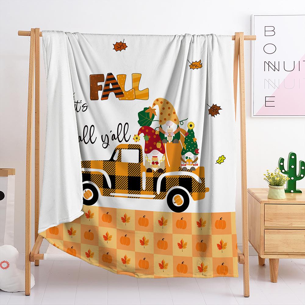 Decke Flanelldecke Herbstblatt Ahornblatt Landschaft 3D Digitaldruck Decke Decke