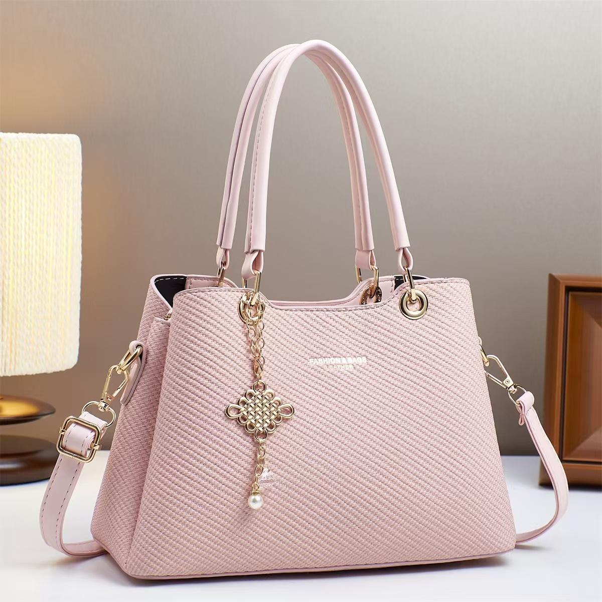 

Single Shoulder New Crossbody Bag Ladies All Match Well Mother Bag Handbag Atmospheric Trendy Style Multi-layer Large Capacity Female Bag .