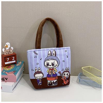 Snacktasche tragbar Büroangestellter tragbare Handtasche Labubu Eimertasche niedliche Hand-Lunchtasche CLE