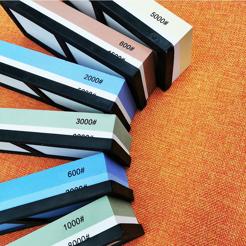 Piatră de ascuțit Ascuțitor de cuțite Piatră de ascuțit profesională Set cu două laturi Dispozitiv de șlefuit Piatră umedă de apă Accesorii pentru bucătărie Instrumente