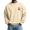 Men's Long Sleeve Neck Sweatshirt Christmas Print Pullover