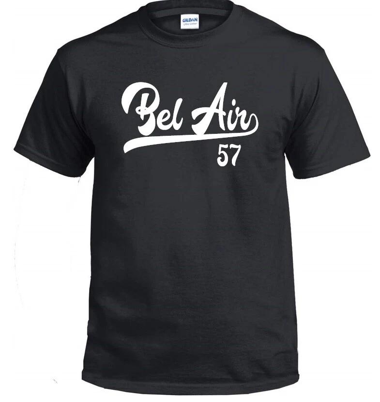 

Bel Air 57 Script Tail T-Shirt - 1957 Classic Lowrider Tee All Sizes & Colors 2XL