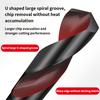 Twist Drill Bit Reduced Shank 1/2'' Nitride Coated Hole Drilling Cutter HSS Black Reduced Shank Twist Drill Bits for Metal Wood