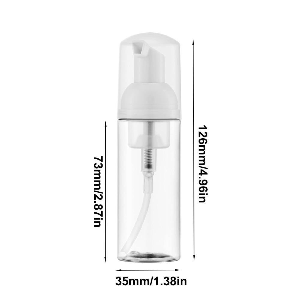 

Portable 30/50ml Foam Pump Bottle Clear Plastic Foam Bottle Empty Soap Bottle Cosmetics Packaging