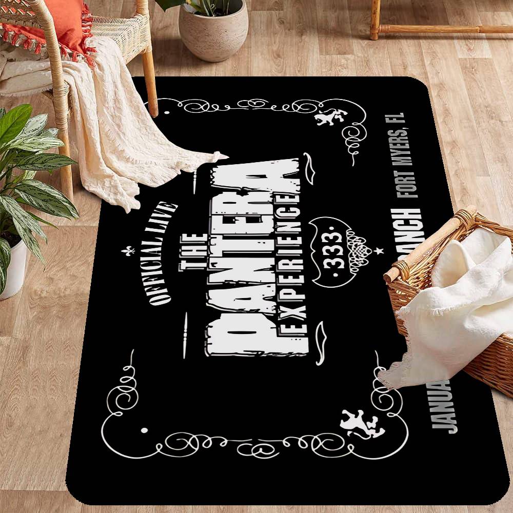 Band P-Pantera Bathroom Mat Kids Room Bedroom Decoration Balcony Anti-Slip Doormat Living Room Welcome Rug