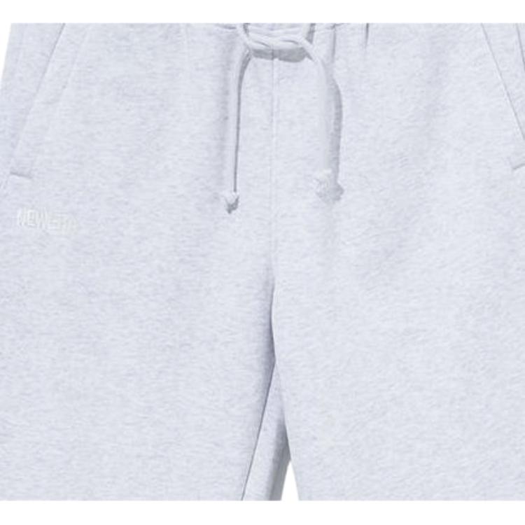 New Era FW22 Solid Color Drawstring Waist Logo Print Sports Pants Men pants Gray 13338627