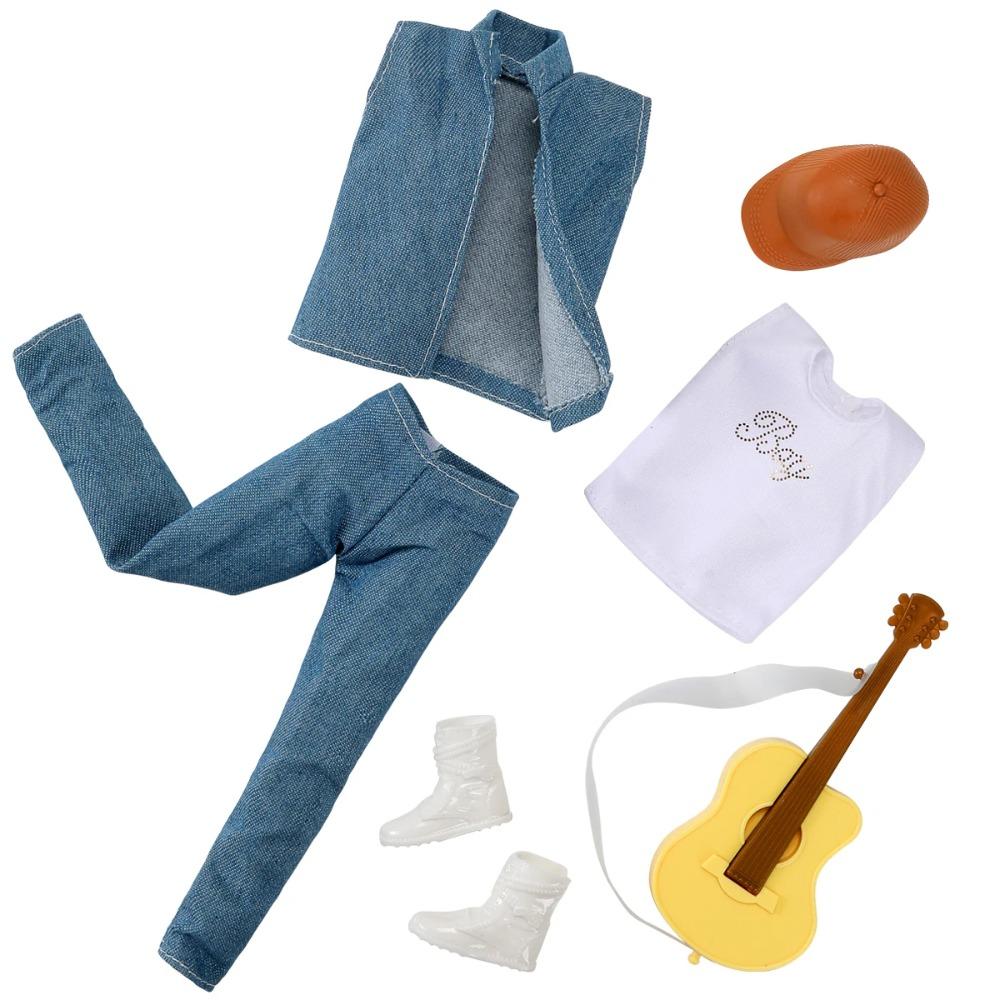 Muñeco Masculino 1/6 Con Conjunto de Ropa Homesome Soldier Muñeco Hombre Ropa Hecha a Mano Atuendo Para Muñeco Ken Príncipe de 29CM