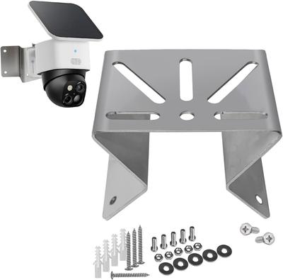 Suporte Metálico de Canto para Parede Compatível com Eufy SoloCam S340 Suporte de Aço Inoxidável Suporte de Canto de Montagem para Câmera PTZ