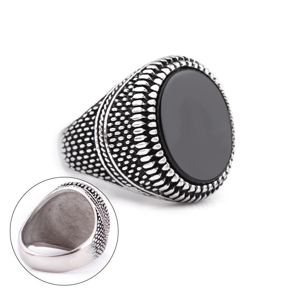 European and American New Retro Rings Men's Fashion Rings