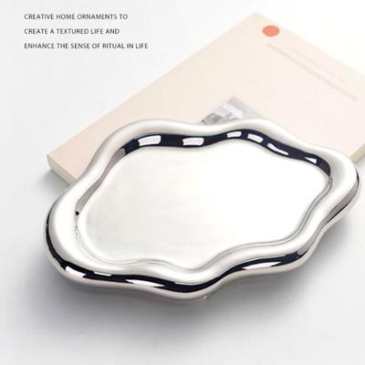 Ceramic Jewelry Tray Trinket Dish Design for Vanity Key Holder Cloud Women Ring Holder