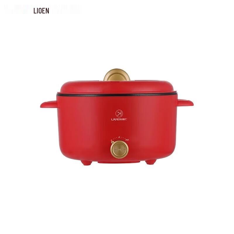 Liven Electric Hot Pot LPHG-339 CN plug (adapter included) 3L красный