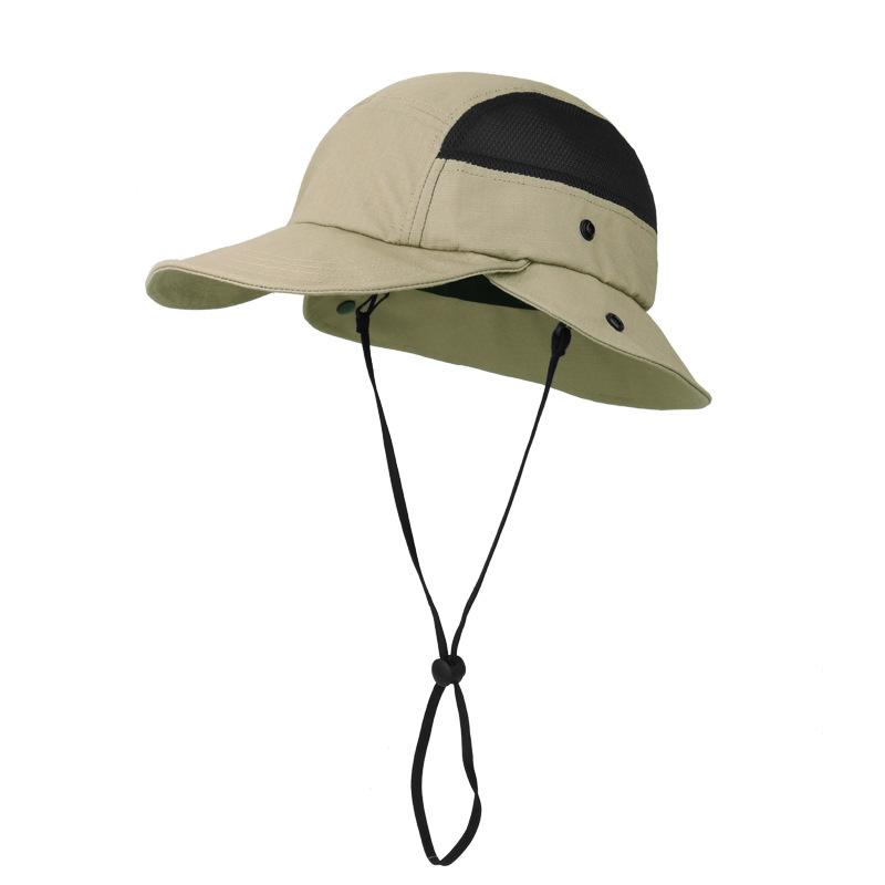 

Панама мужская для активного отдыха, альпинизма, пешего туризма, велоспорта, рыбалки, из полиэстера и хлопка, дышащая, солнцезащитная M（56-58cm）