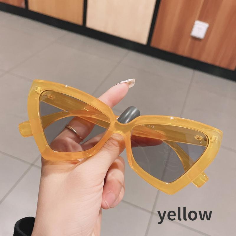 Luxusní Cat Eye Design Dámské Sluneční brýle Móda Unisex čtvercové Sluneční brýle odolné proti ultrafialovému záření Venkovní Dámské Sluneční brýle