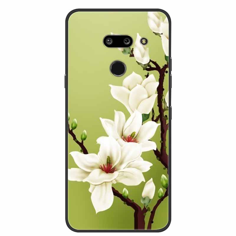Für LG G8 G8S ThinQ Schwarze Hüllen Weiche Silikon TPU Handyhüllen Für G 8 S 8S ThinQ Luxus Rückabdeckung Funda Cartoon Schale Para Capa