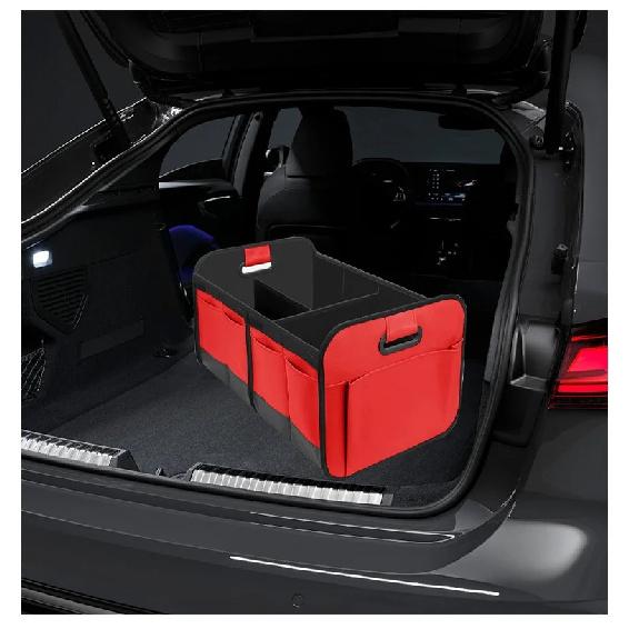 Large Collapsible Trunk Organizer with Multi Pockets Compartments Storage Organizer for Car SUV Minivan