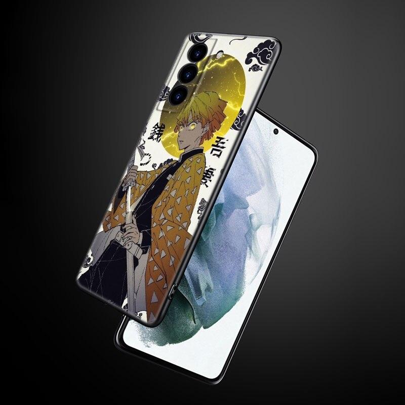 

Чехол для телефона Anime Demon Slayer Agatsuma Zenitsu для Samsung Galaxy S22 Pro S21 S20 Ultra FE S10 Lite 5G S10E S9 S8 Plus Samsung S20 FE