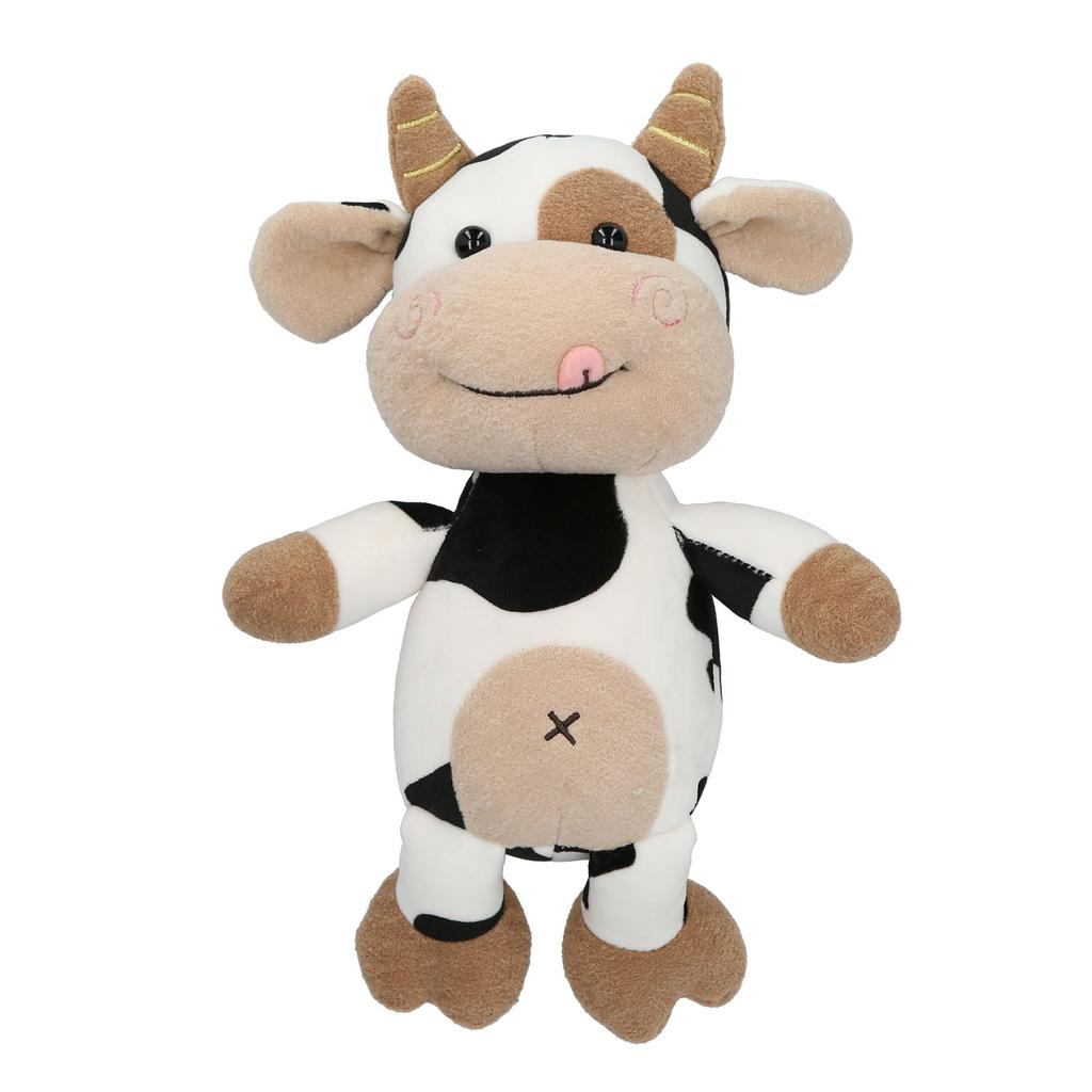 Cow Stuffed Plush Toy Cute Animal Cartoon Cattle Calf Doll Toy for Kids Birthday Gift30cm