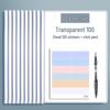 A4 Large Capacity Lever Arch File Folder with Thick Cover for Exam Papers and Documents