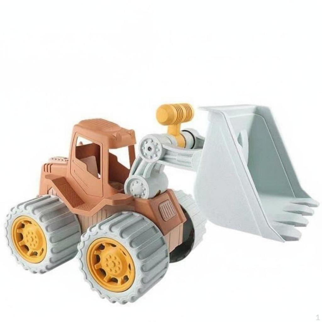 12 Stück Baufahrzeug Sandspielzeug Strohmaterial Kleinkind Strandset Pastellfarben