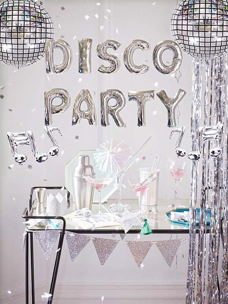 60 Stück Discokugel Deko - Hängende Spiralen Für 70er 80er Jahre Party