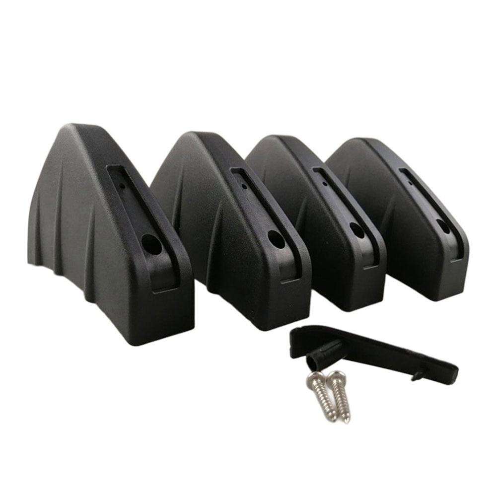 

4 шт. Универсальный автомобильный задний бампер спойлер диффузор плавник акулы защитная крышка противоударные аксессуары подбородок резиновый бампер автомобиля губа