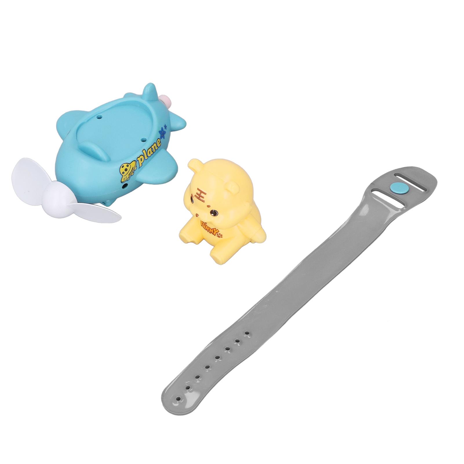 

Mini Watch Fan Cartoon Tiger Style Safe Durable ABS USB Rechargeable Portable Wrist Fan for Home Travel School