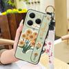 Wristband Anti-dust Phone Case For Tecno Spark20 Pro/KJ6 Anti-knock Soft case Silicone Shockproof Lanyard Wrist Strap