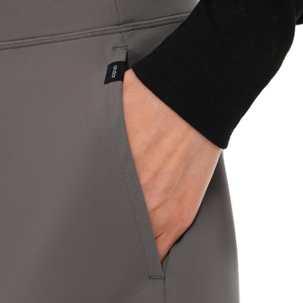 ANDAR Airwarm Brushed Relaxed Fit Midi Skirt