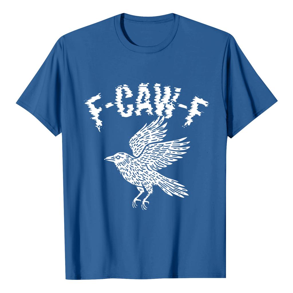 F-CAW-F Dámské ležérní tričko s krátkým rukávem a potiskem písmen