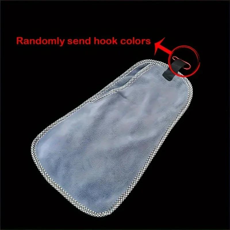 1pc Double-layer Fishing Towel Absorbent Towel With Clip For Catching Fish - Perfect For Outdoor Fishing