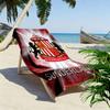 SUN logo Beach Towel, Large Soft Quick Dry Towel for Beach Camping Swimming