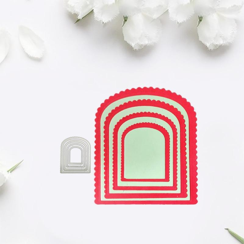 Wykrojniki z gniazdami łukowymi Szablony do wytłaczania i wycinania na Kartki z życzeniami dla Dzieci Scrapbooking Album DIY Ramka na Zdjęcia