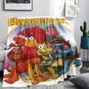 Room onthe Broom Fraggle Rock Print Flannel Blanket,High quality Comfortable for All Seasons,Home Decor,Warmth and Comfort,Perfect for Christmas Gifts