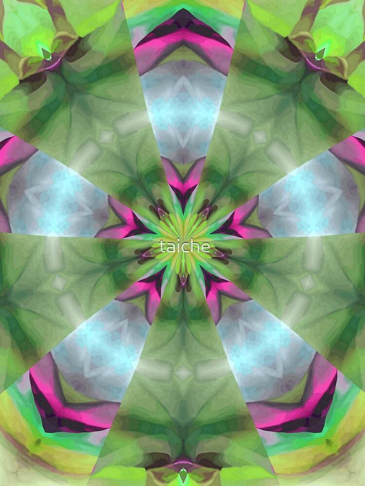 Pentangle Pastel Shades Multicolored Kaleidoscope Pentangle Pattern 4 Classic T-Shirt