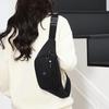 Dames Schoudertas Waterafstotende Nylon Stoffen Tas Multifunctionele Crossbody Tas Buiten Sport Taille Tas
