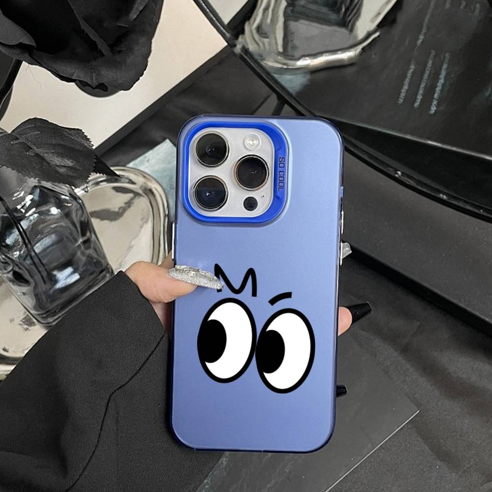 Kawaii Emoji  Phone Case For IPhone 16 17 15 14 12 13 Pro Max white Color Shockproof Cover