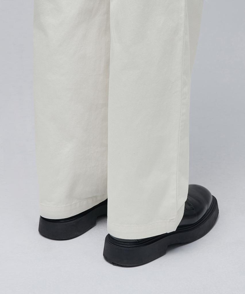 MUSINSA STANDARD Two-Tuck Wide Chino Pants [Cream]