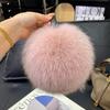 New Winter Real Fox Fur Earmuffs for Women Natural Fox Fur Scarves Dual Use Genuine Warmer Plush EarMuff Outdoor Solid Fur Scarf