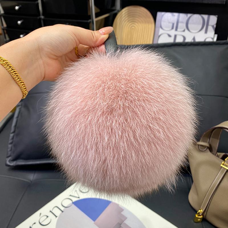 New Winter Real Fox Fur Earmuffs for Women Natural Fox Fur Scarves Dual Use Genuine Warmer Plush EarMuff Outdoor Solid Fur Scarf