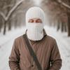 Neck Warmer Winter Balaclavas Cap Thickened Ski Knitted Mask Fashion Full Face Pullover Cap  Riding