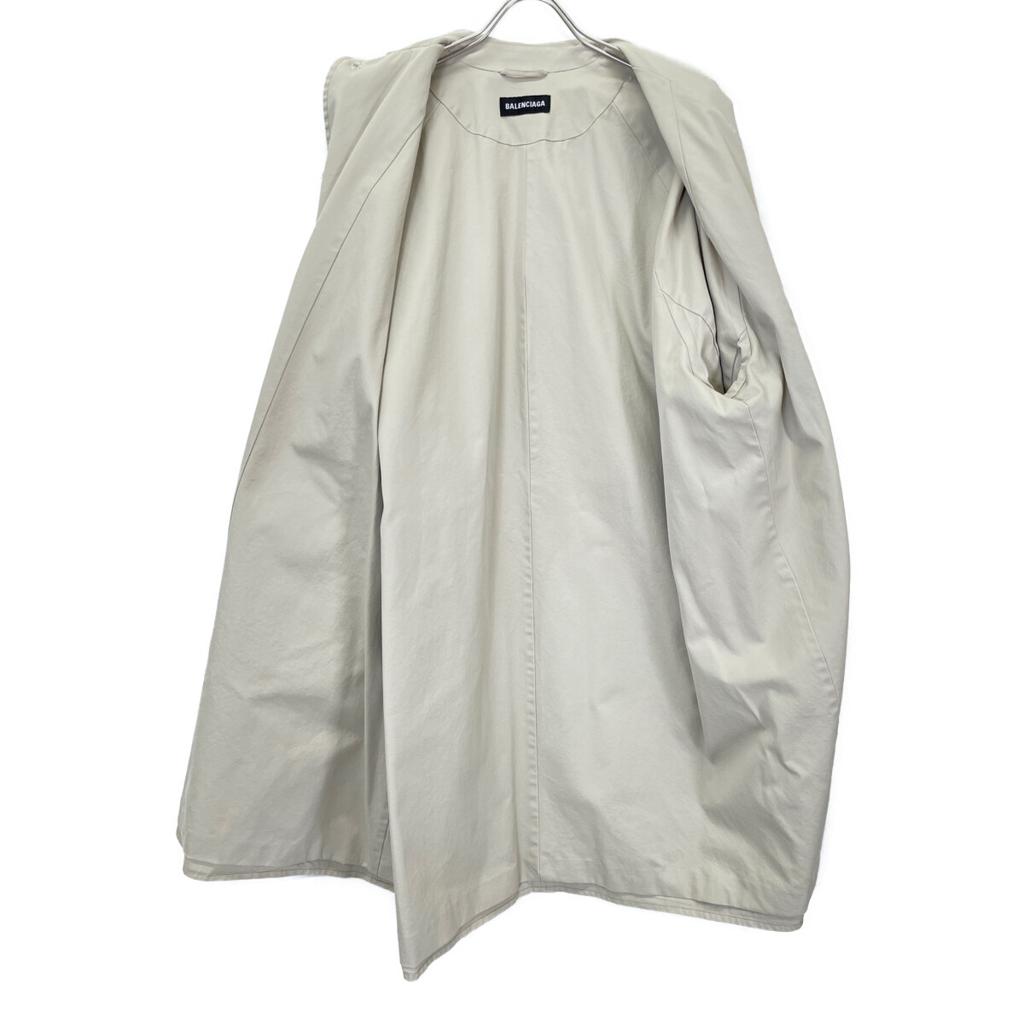 BALENCIAGA 2019 558695 Oversized Balmacaan Coat coat 44 beigeUsed