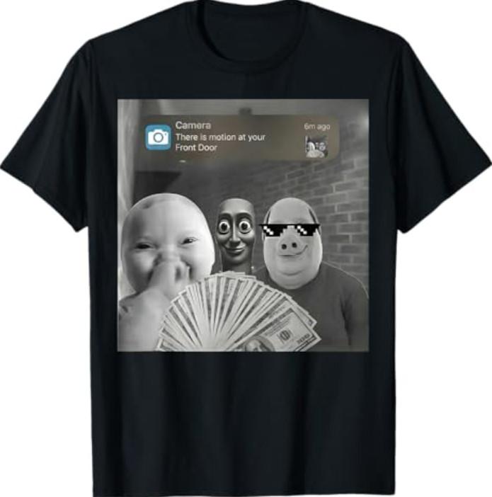 Tung Tung Tung Sahur, John Pork, AI Baby Funny Meme Brainrot T-Shirt S разноцветный
