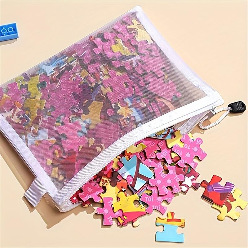 Zipper Mesh Bags 8 Pack 3 Sizes Waterproof Clear Lightweight Pouches for Outdoor Hiking Small Accessories Storage