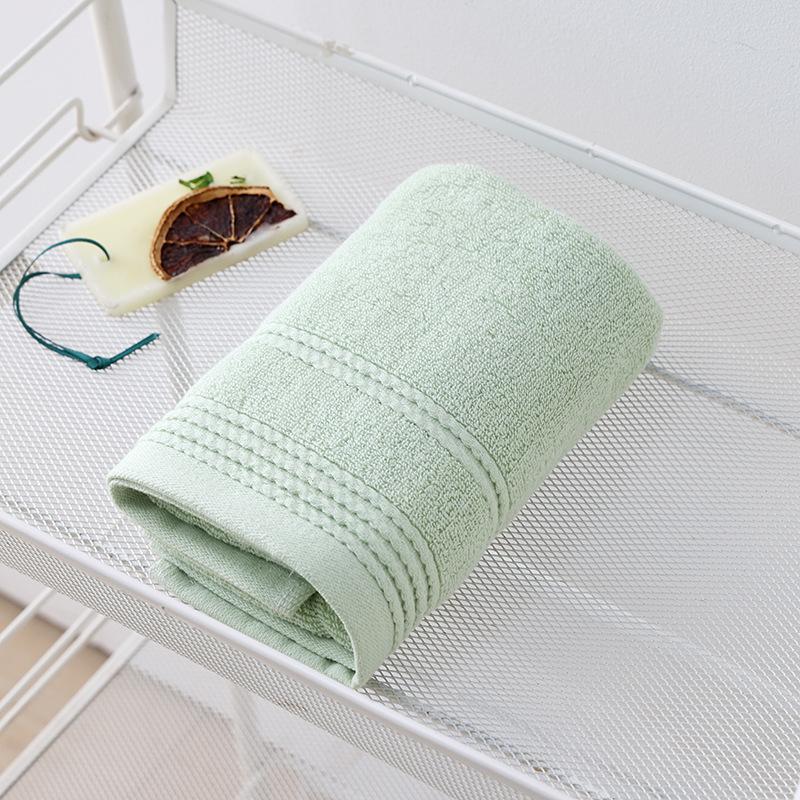 

Полотенце из чистого хлопка, 32 нити, однотонное, блокированное, впитывающее воду, мягкое полотенце для лица, подарок, мытье лица, домашнее полотенце для лица, полный хлопок 34*74cm